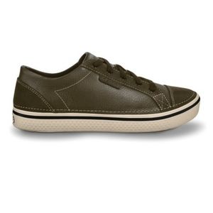 CROCS Low Top Hover Converse Style Sneakers Shoes Leather